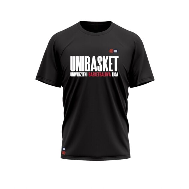 Unibasket černé triko